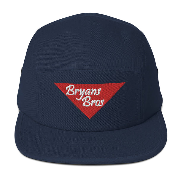 Upside Down Triangle Bryans Bros Logo Five Panel Hat