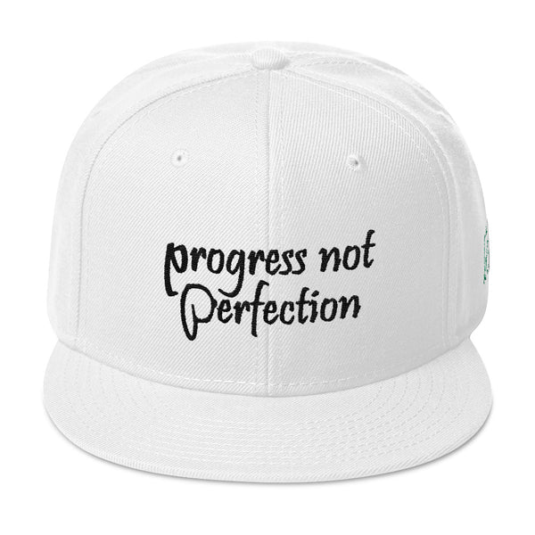 Progress Not Perfection Snapback Hat