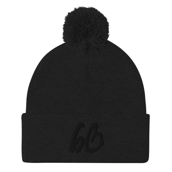 bb Logo Pom-Pom Beanie