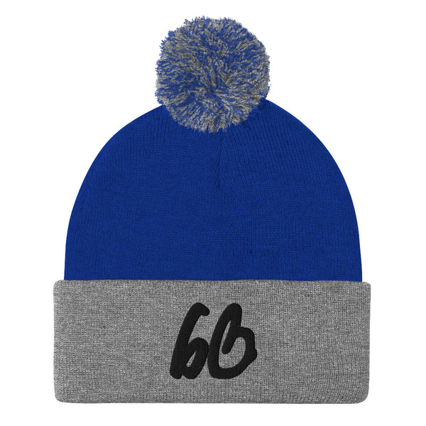 bb Logo Pom-Pom Beanie