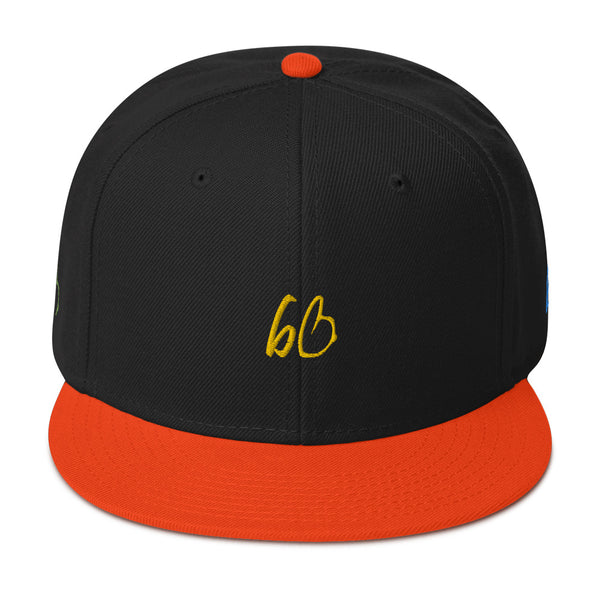 Sun, Sea, Land And Clouds bb Snapback Hat