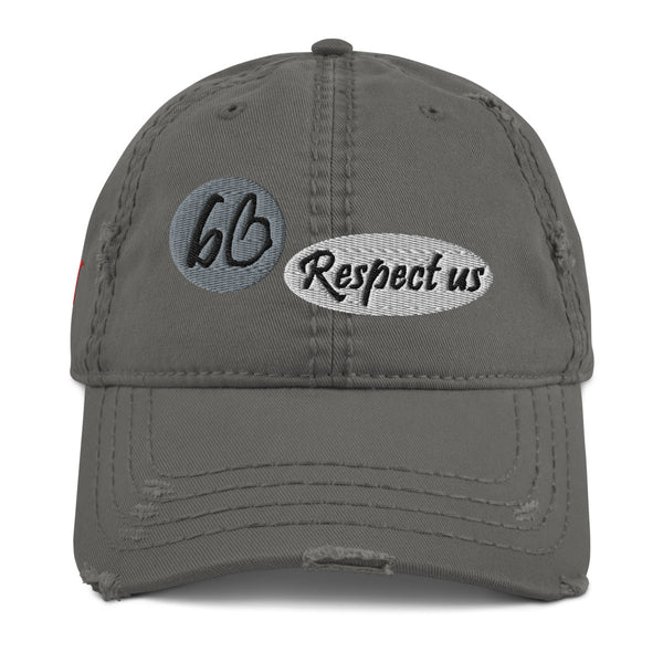 bb Respect Us Distressed Dad Hat