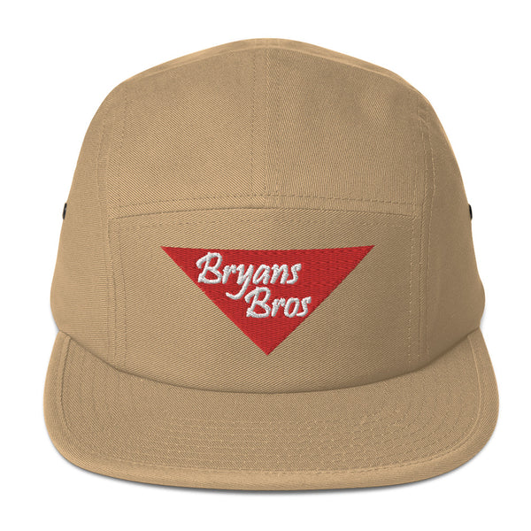 Upside Down Triangle Bryans Bros Logo Five Panel Hat