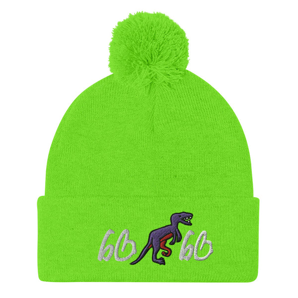 One Half Of The 6ix Icons Pom-Pom Beanie