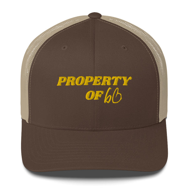 PROPERTY OF bb Trucker Hat