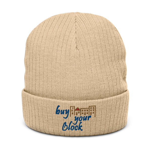 Buy Your Block Ribbed Knit Beanie