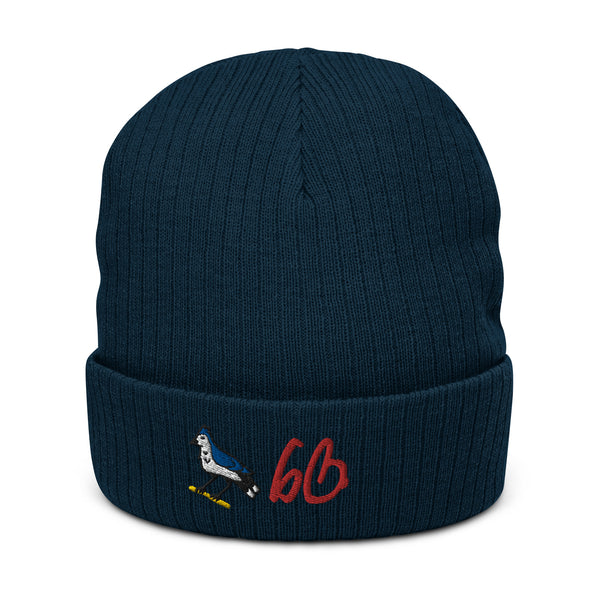 One Half Of The 6ix Icons Ribbed Knit Beanie