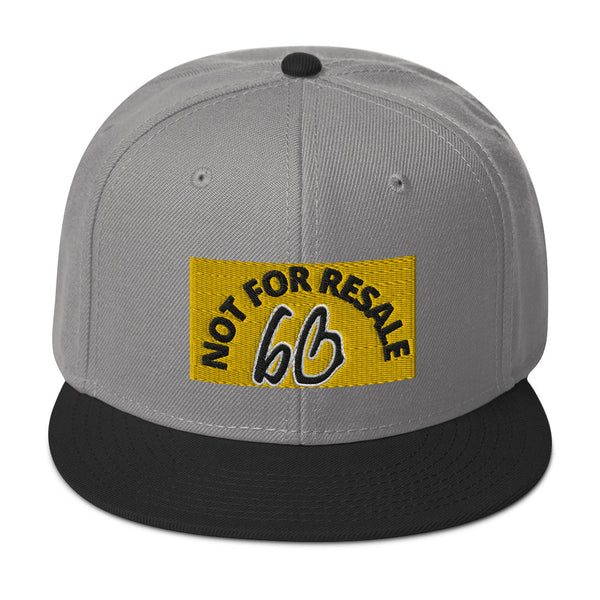 NOT FOR RESALE bb Snapback Hat