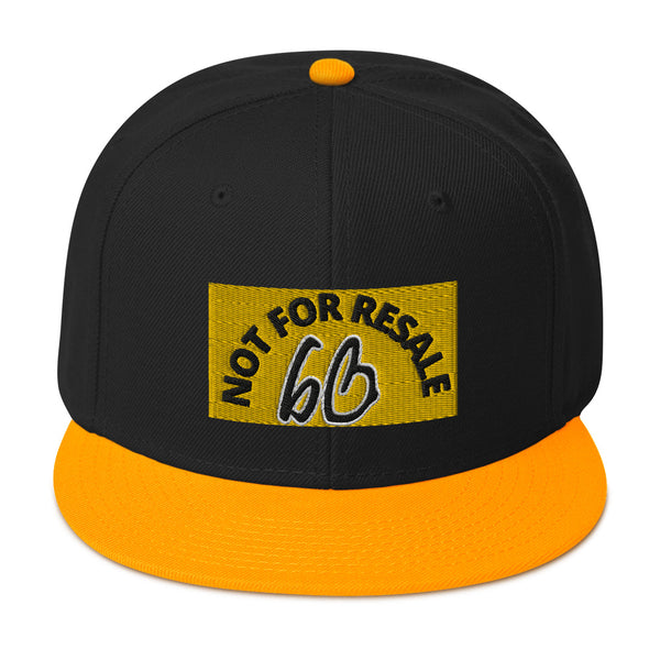 NOT FOR RESALE bb Snapback Hat