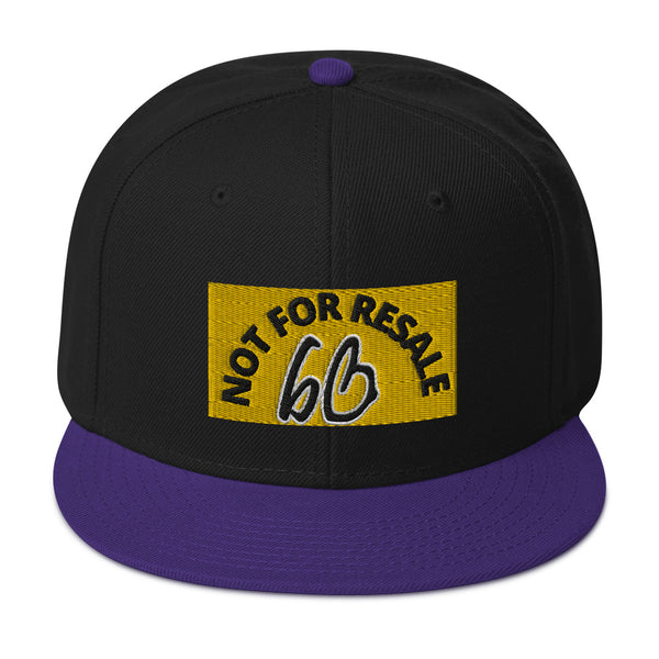 NOT FOR RESALE bb Snapback Hat