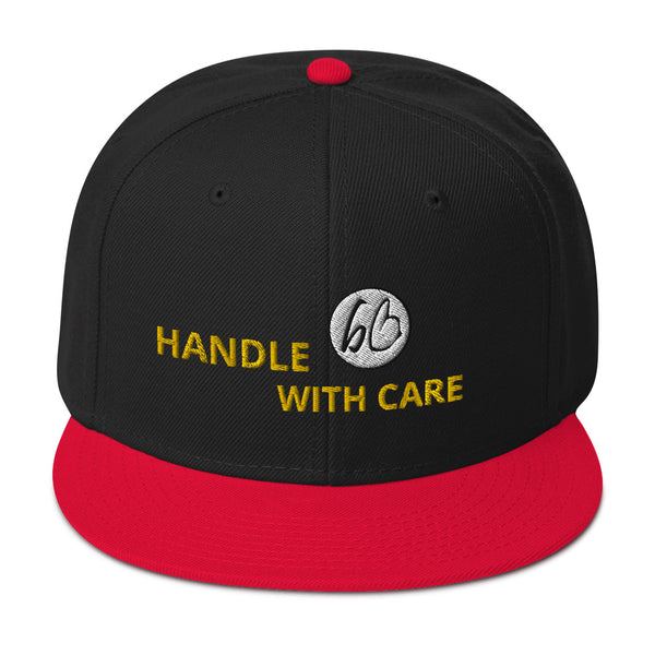 Handle With Care Snapback Hat