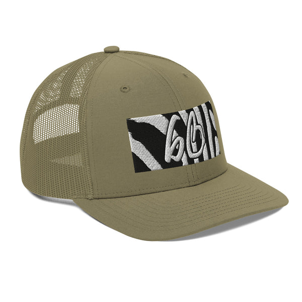 bb Zebra Trucker Hat